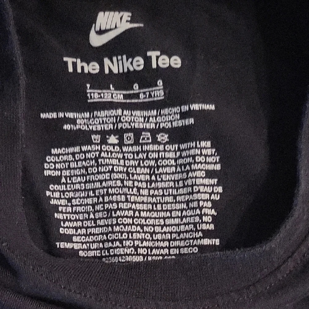Nike Kids Black Graphic T-Shirt